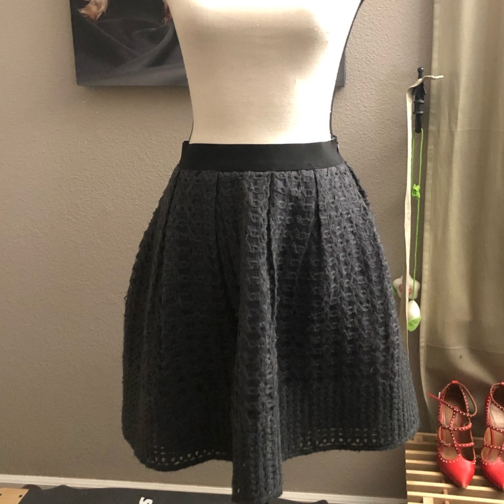 Round midi full skirt